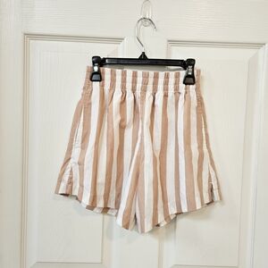 Abercrombie & Fitch Striped Cotton Viscose Pull-On Shorts Size XXS